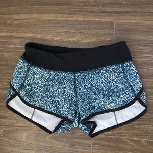 Lululemon speed up shorts, size 2